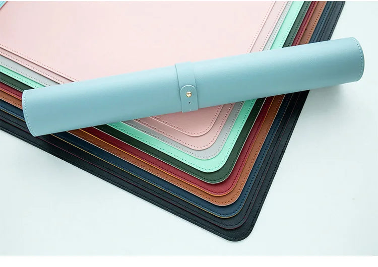 Leather Gaming Mouse Pad Desk Mat