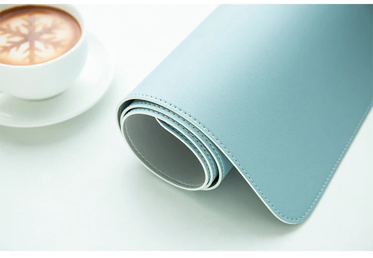 Leather Gaming Mouse Pad Desk Mat