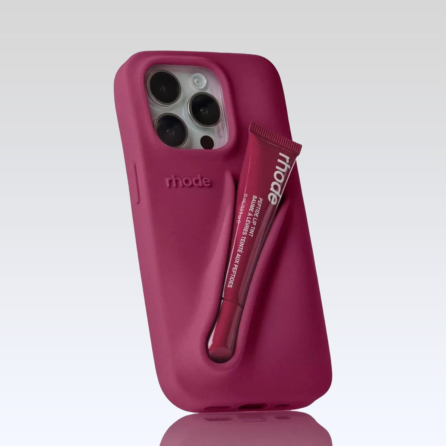 Rhode With Box Lipstick iPhone Case