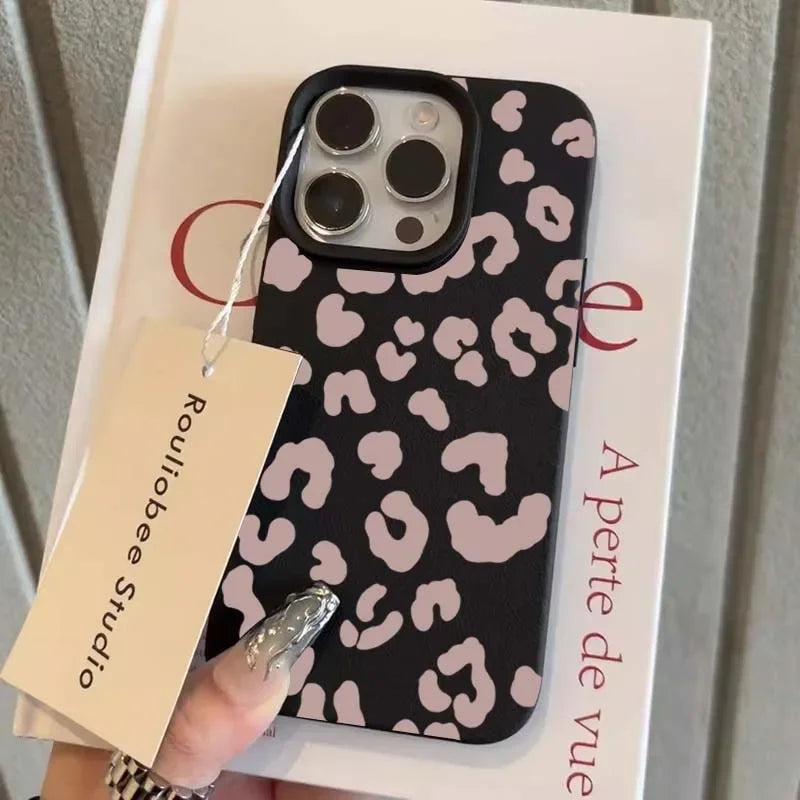Leopard Print Lichee Patterns iPhone Case