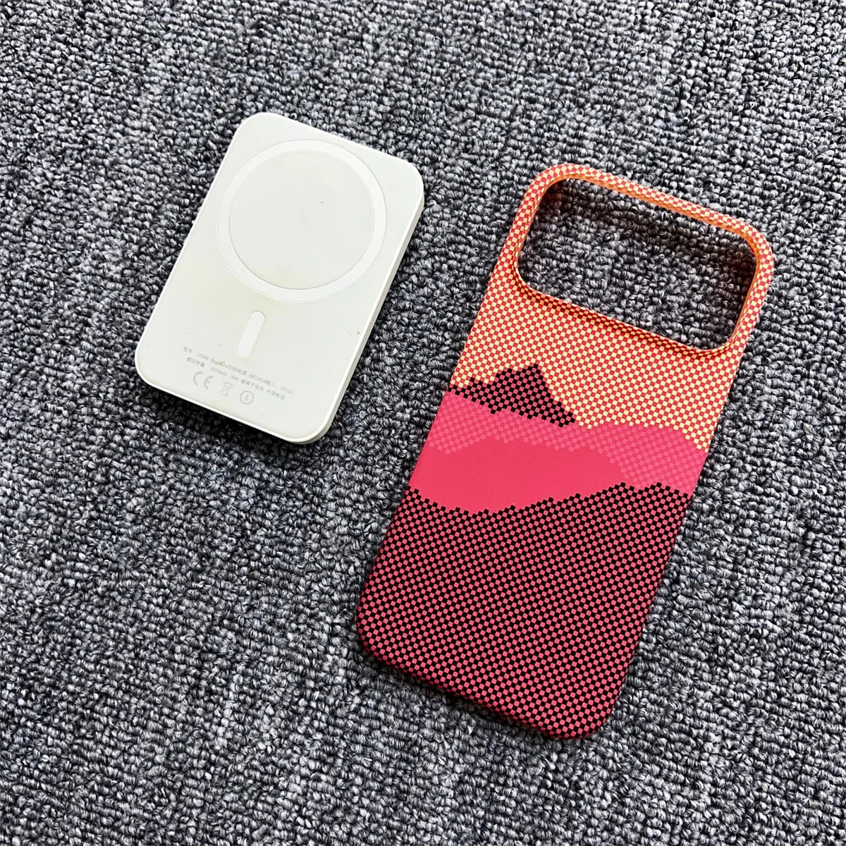 Carbon Fibre Pattern Frameless iPhone Case