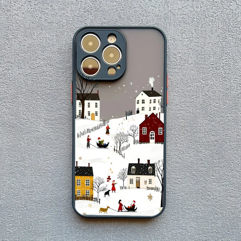 Building Snow Scenery iPhone Case