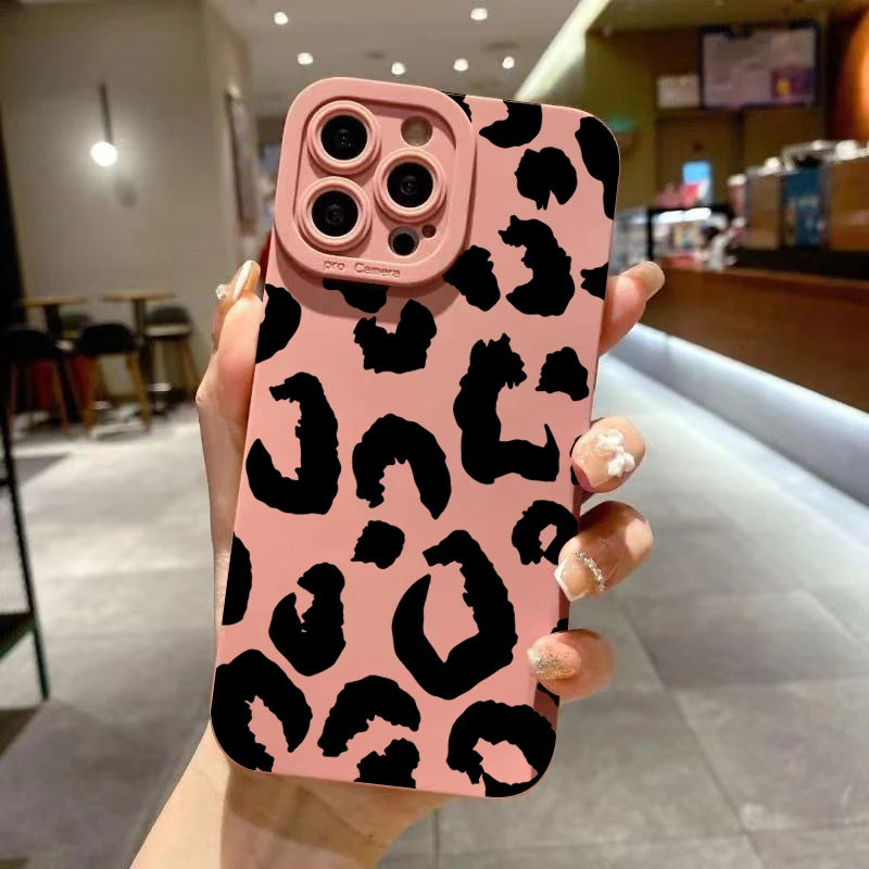 Leopard Design Camera Protective iPhone Case