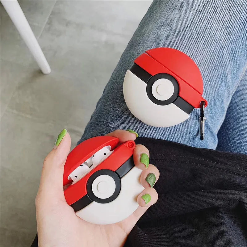 Pokemon Ball AirPods Silicone Case