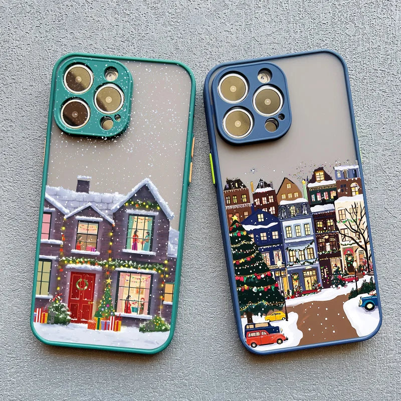 Building Snow Scenery iPhone Case