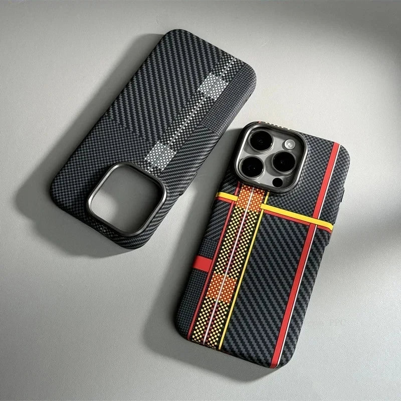 Magnetic Charging Shell Camera Armor iPhone Case