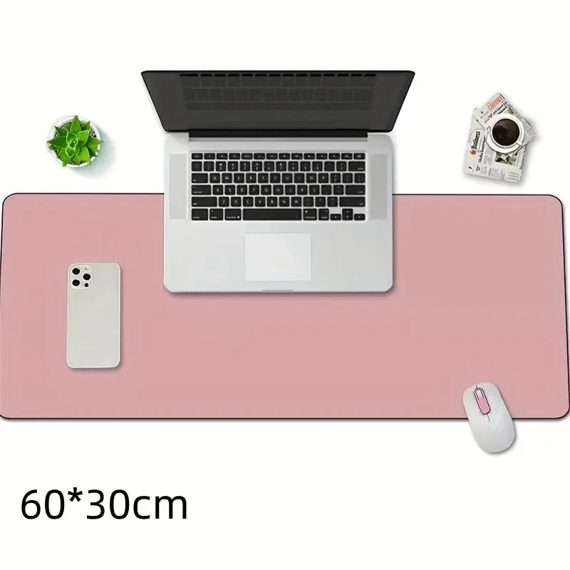 PU Leather Desk Mat 600x300mm Waterproof Mouse Pad