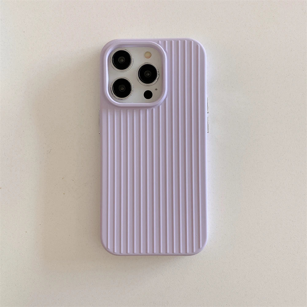 Color Tile Ribbed iPhone Case