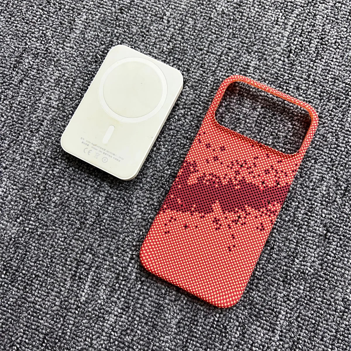 Carbon Fibre Pattern Frameless iPhone Case