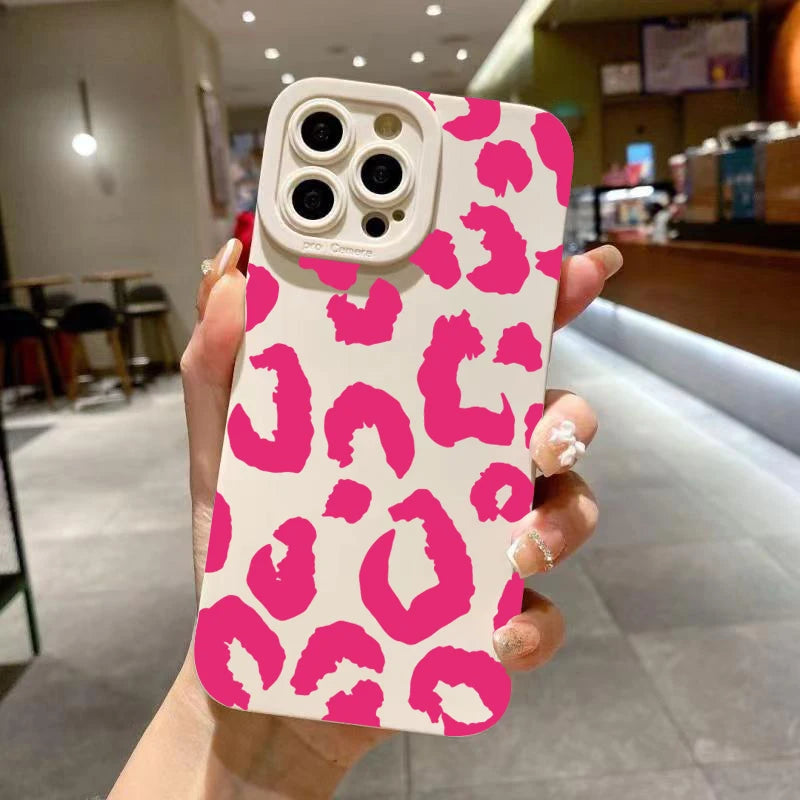 Leopard Design Camera Protective iPhone Case