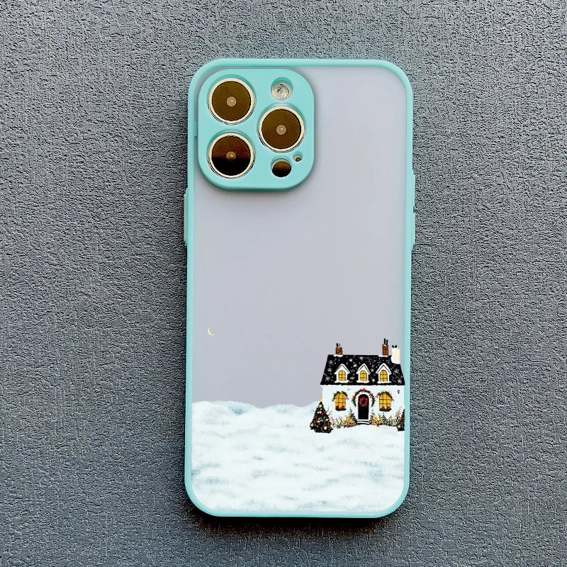 Building Snow Scenery iPhone Case