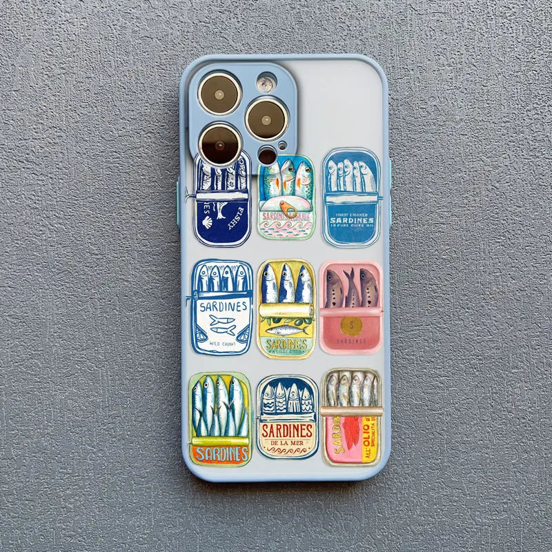 Sardines Color Fish Funny iPhone Case