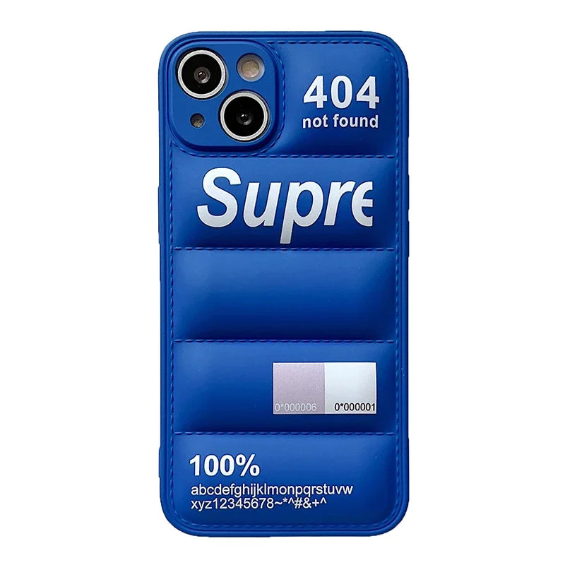 Fashion Down Jacket Puffer iPhone Case