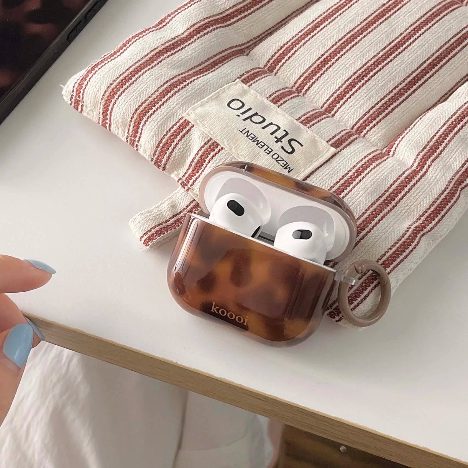 Amber Transparent AirPods Protective Case