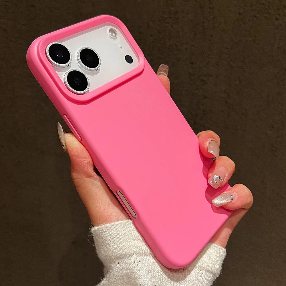 Candy Color Silicone Protective iPhone Case