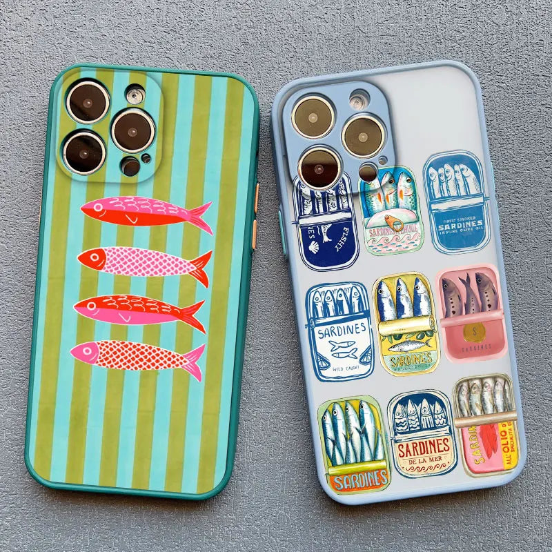 Sardines Color Fish Funny iPhone Case