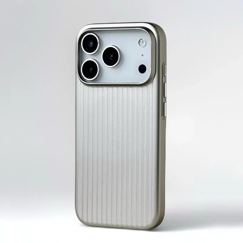 Fashion Plating 3D Luggage Stripes for Magsafe iPhone Case