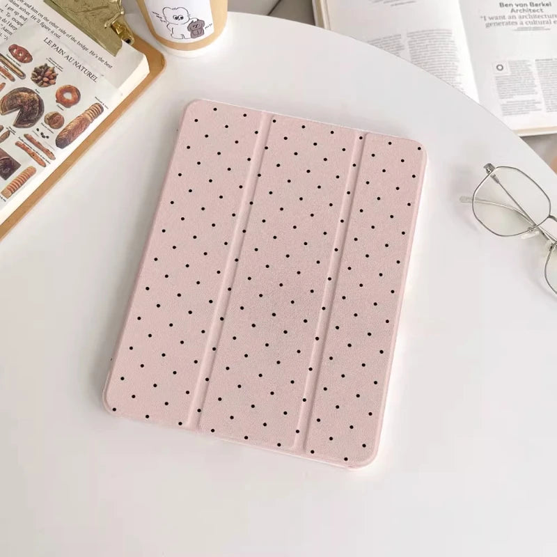 Polka Dot iPad Trifold Case