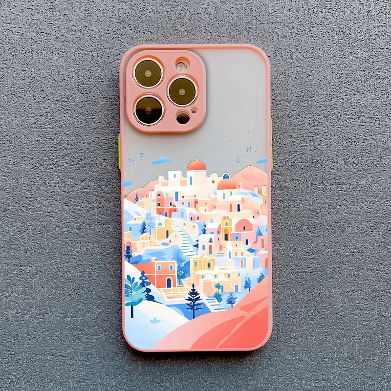 Building Snow Scenery iPhone Case
