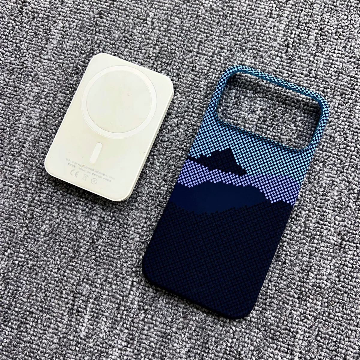 Carbon Fibre Pattern Frameless iPhone Case