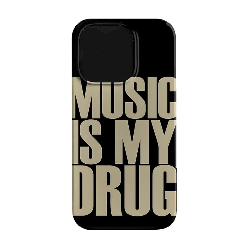 Love Music English Trendy Art Personalized Creative iPhone Case