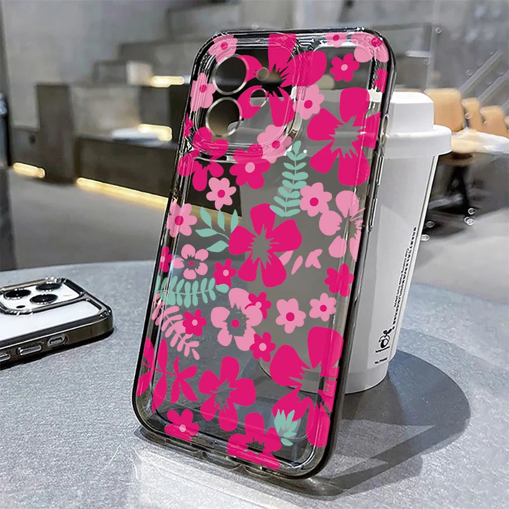 Flower Clear iPhone Case