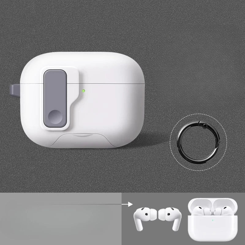 Magnetic AirPods Case with Stand and Hook