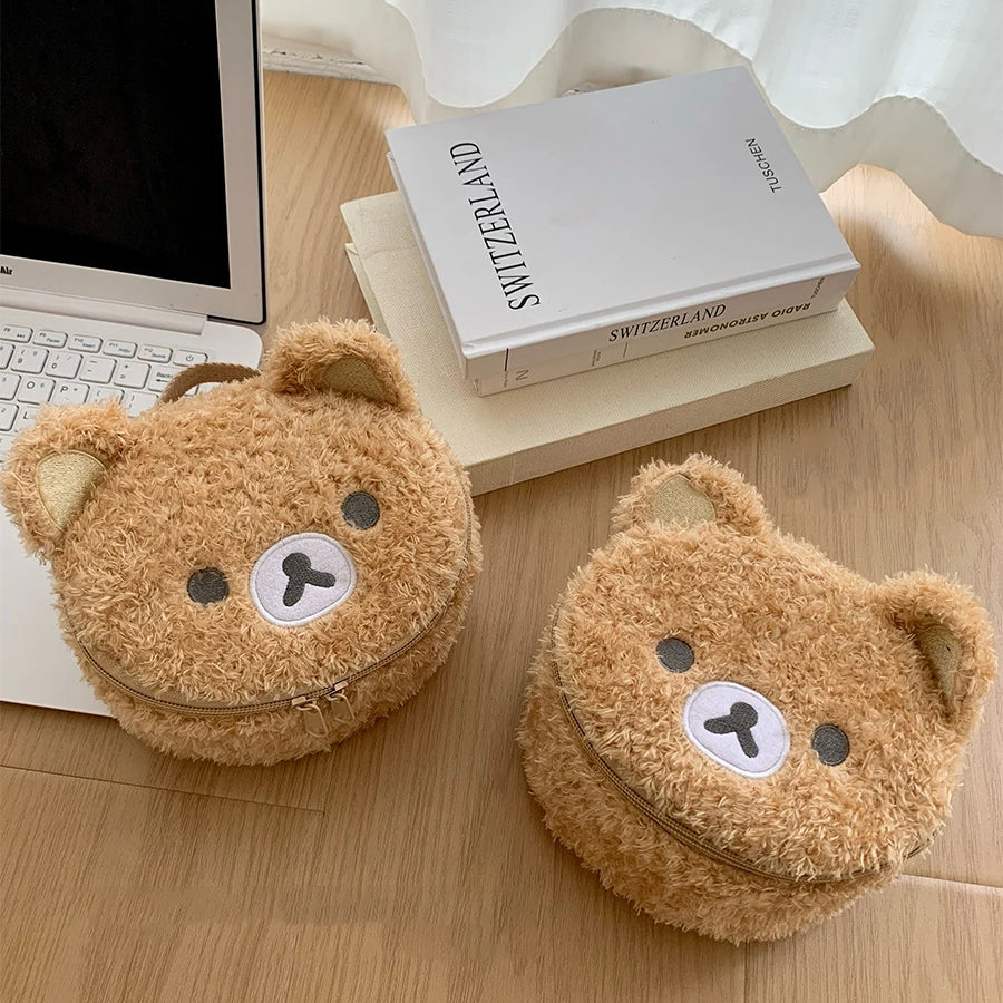Cute Bear Plush Makeup Storage Bag