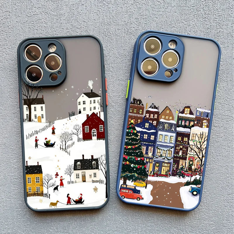 Building Snow Scenery iPhone Case