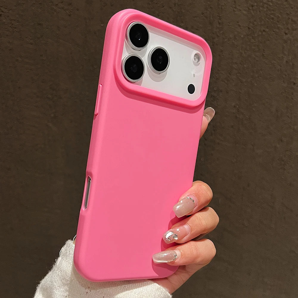 Candy Color Silicone Protective iPhone Case