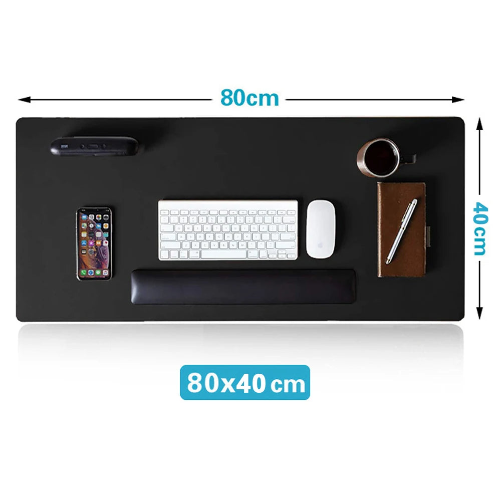 Leather Gaming Mouse Pad Desk Mat
