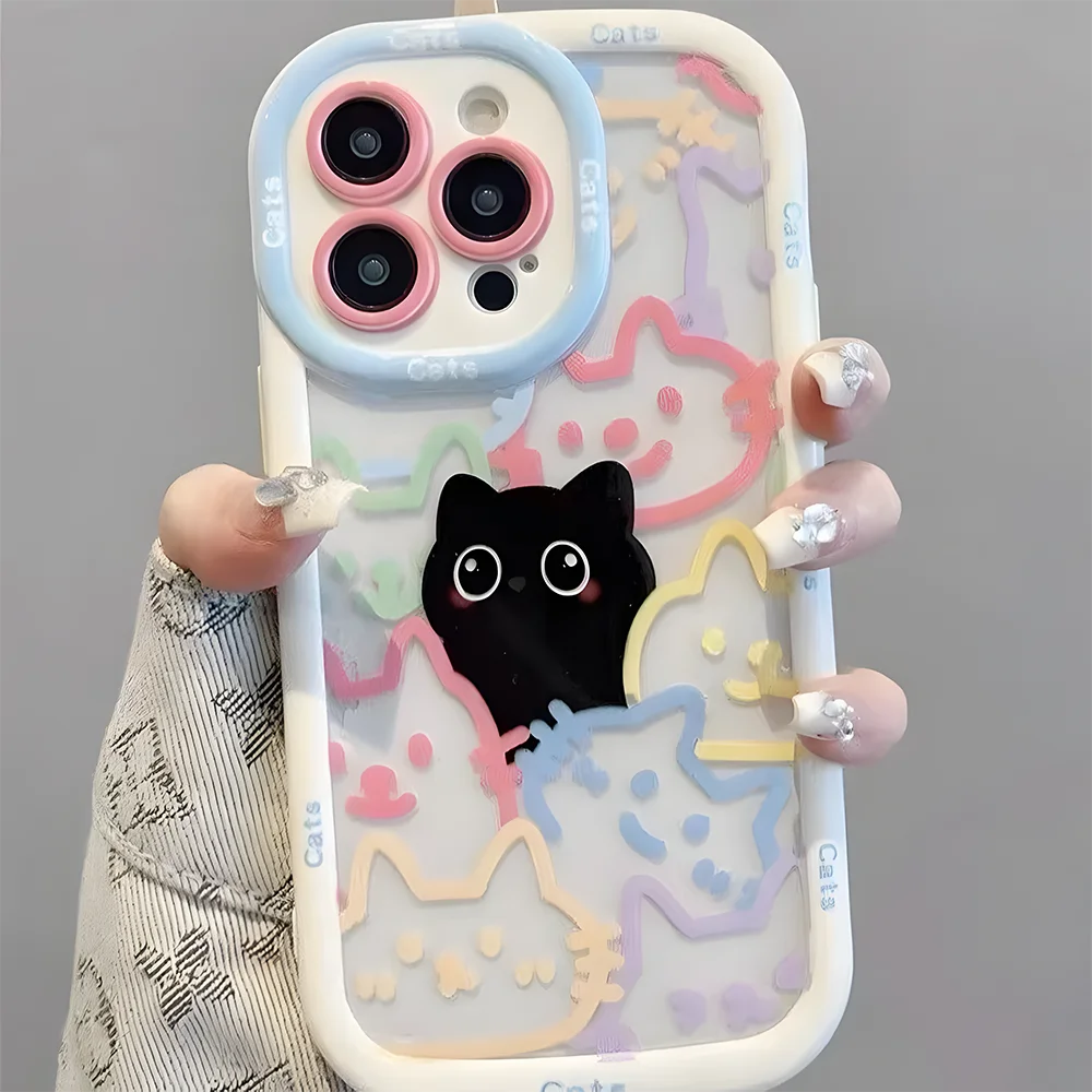 Cut Cat Aninal iPhone Case