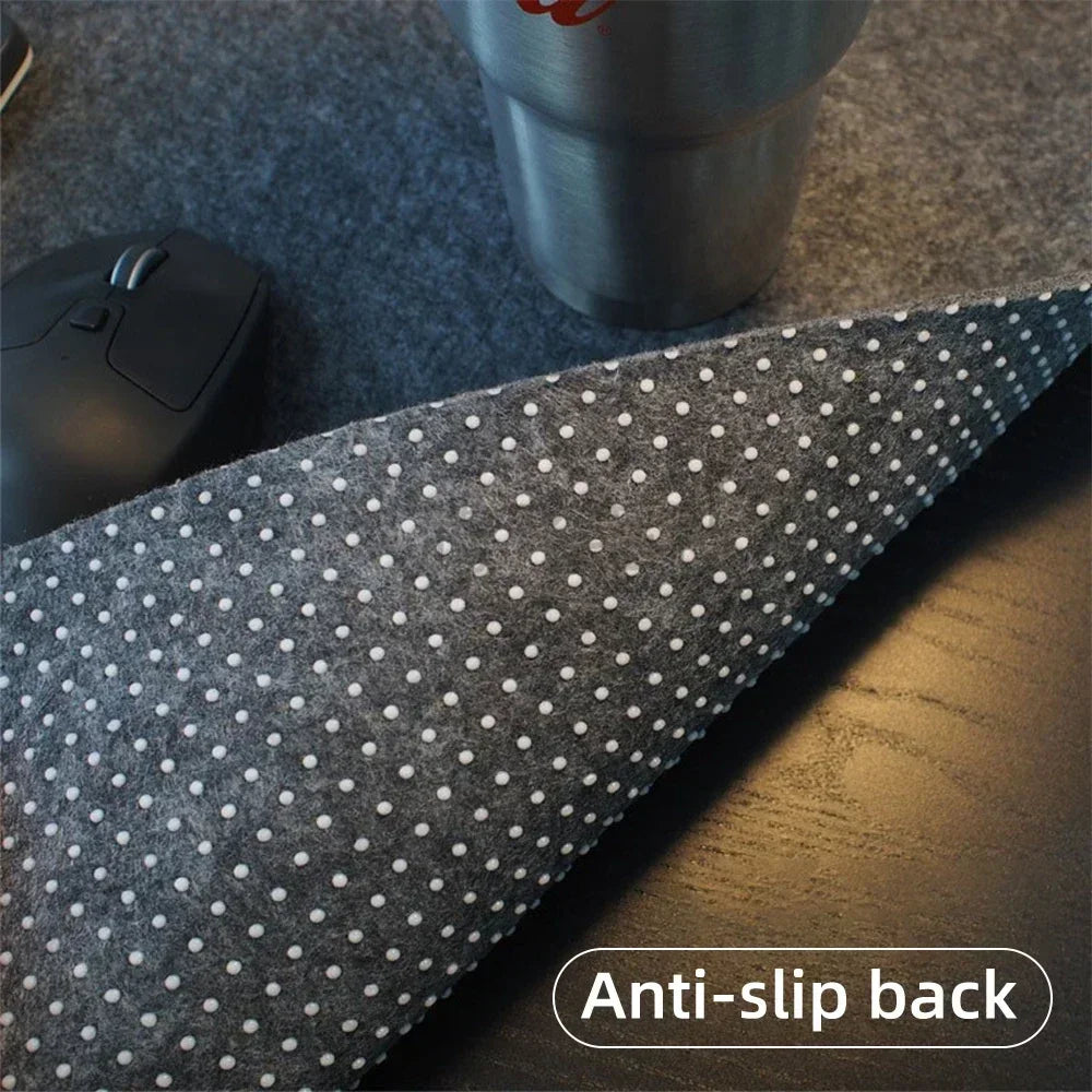 Wool Felt Large Desk Mat Mouse Pad