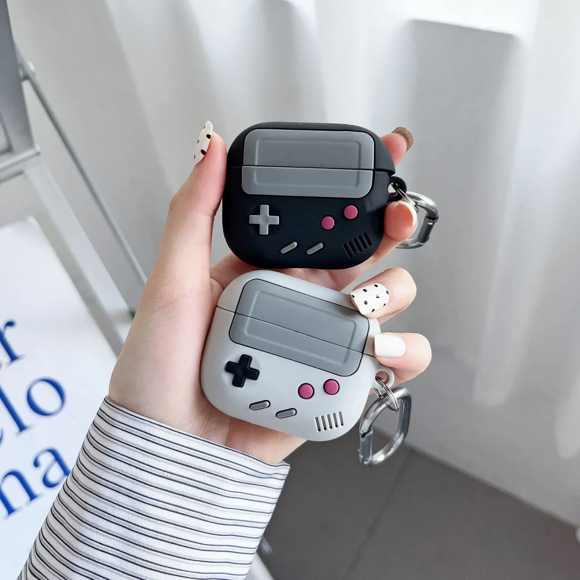 Retro Gameboy AirPods Case with Hook