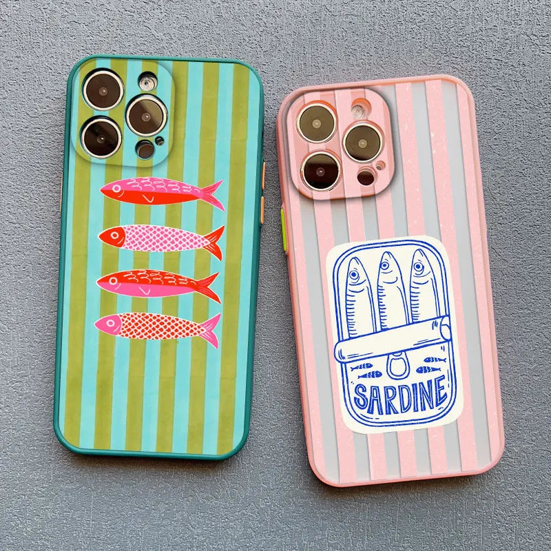 Sardines Color Fish Funny iPhone Case