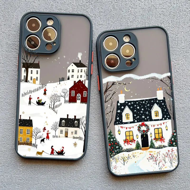 Building Snow Scenery iPhone Case