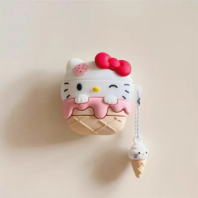 Hello Kitty AirPods 3D Cartoon Case