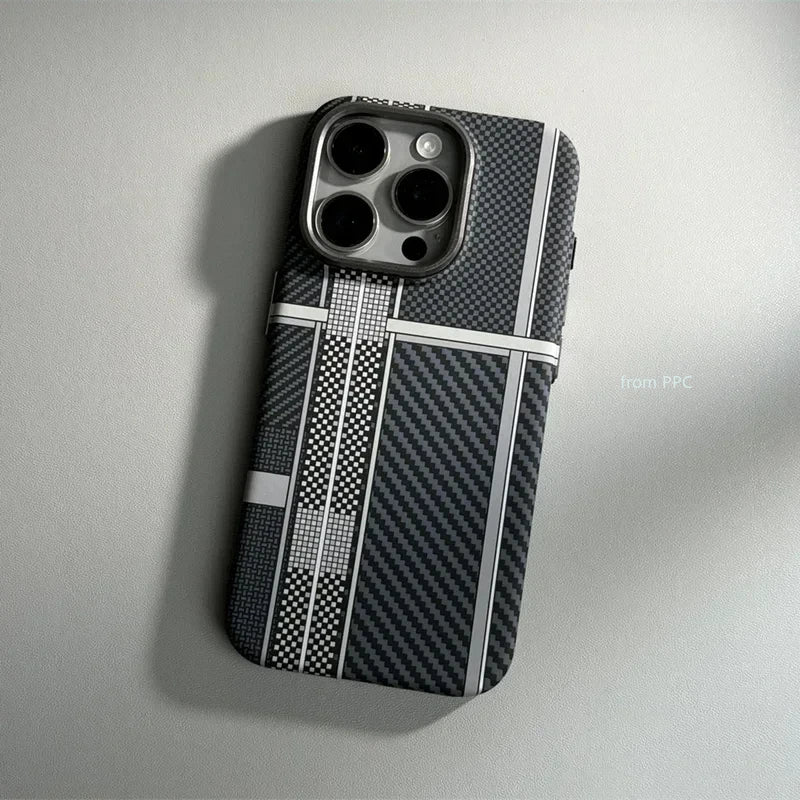 Magnetic Charging Shell Camera Armor iPhone Case