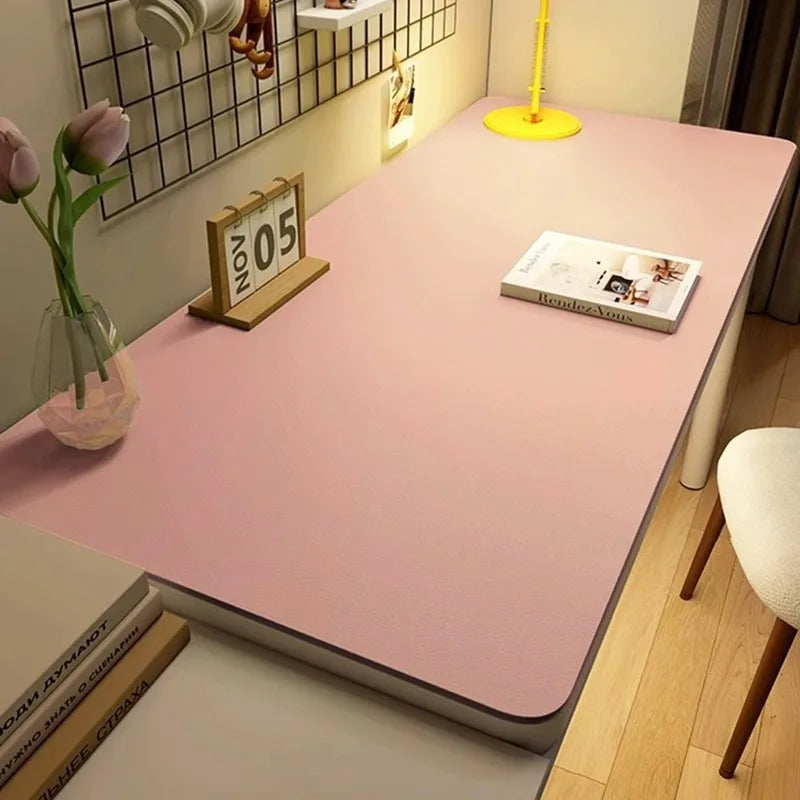 Leather Waterproof Desk Mat Table Protector