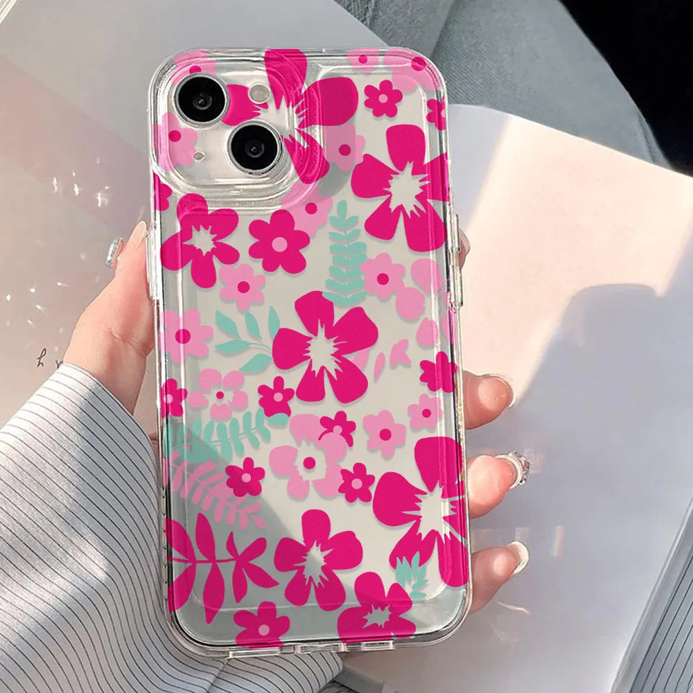 Flower Clear iPhone Case