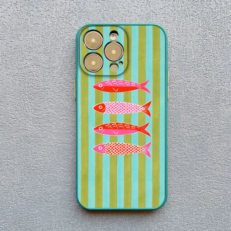 Sardines Color Fish Funny iPhone Case