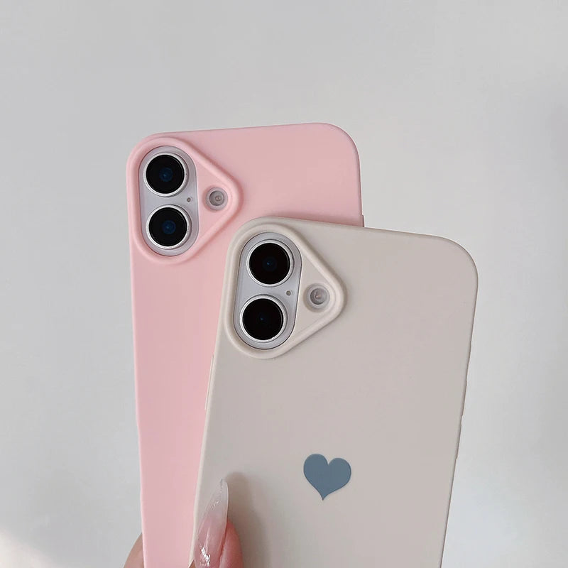 Love Candy Color Silicone Soft iPhone Case