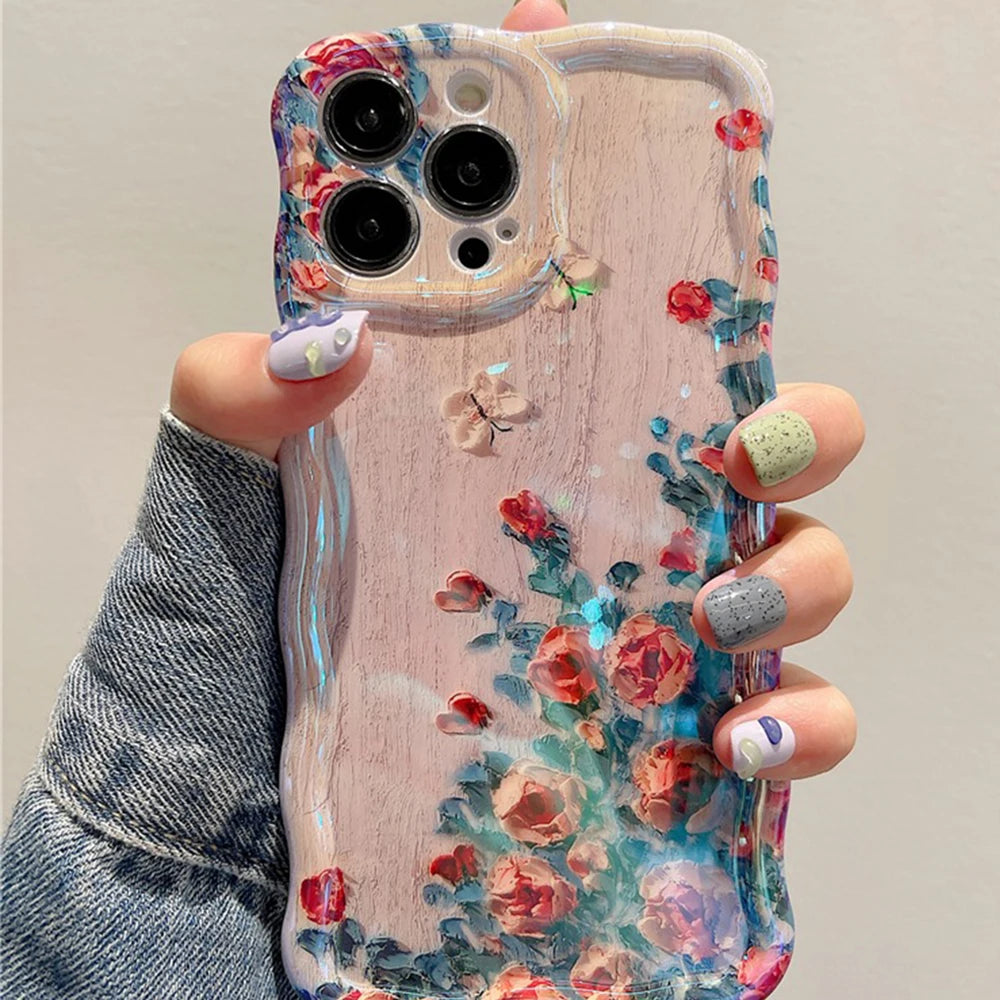 Retro Oil Painting iPhone Case