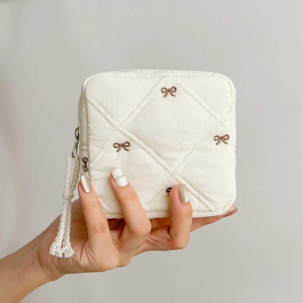 Cute Cartoon Sanitary Storage Bag with Bow