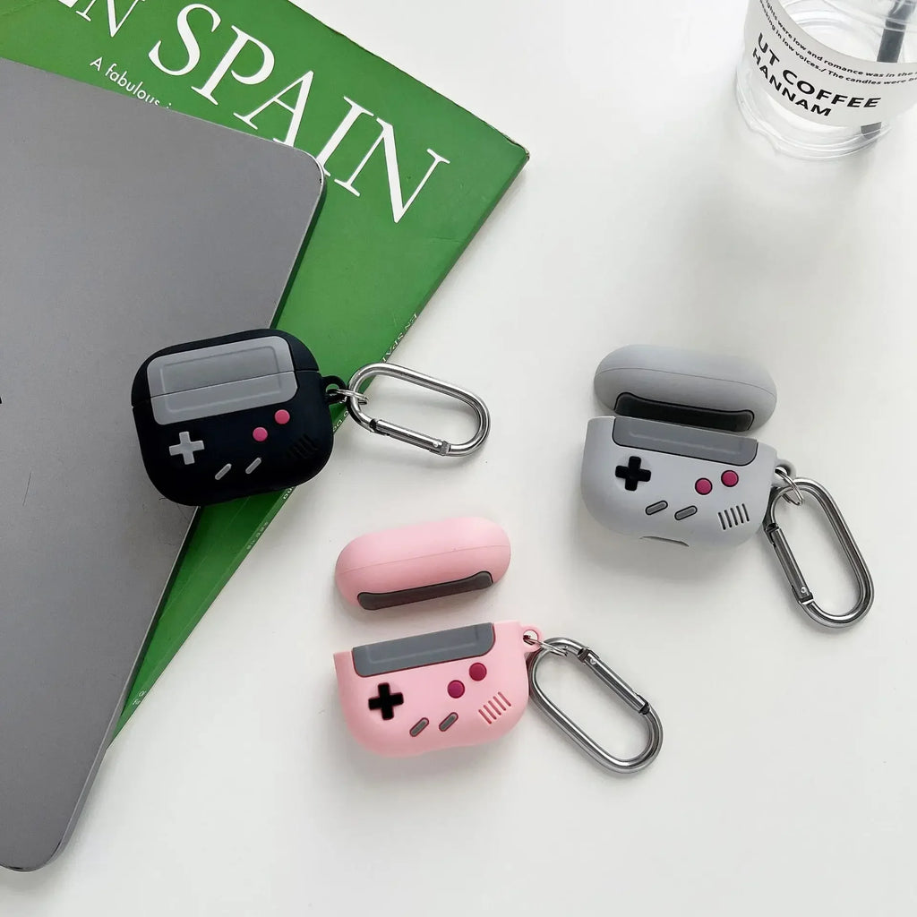 Retro Gameboy AirPods Case with Hook