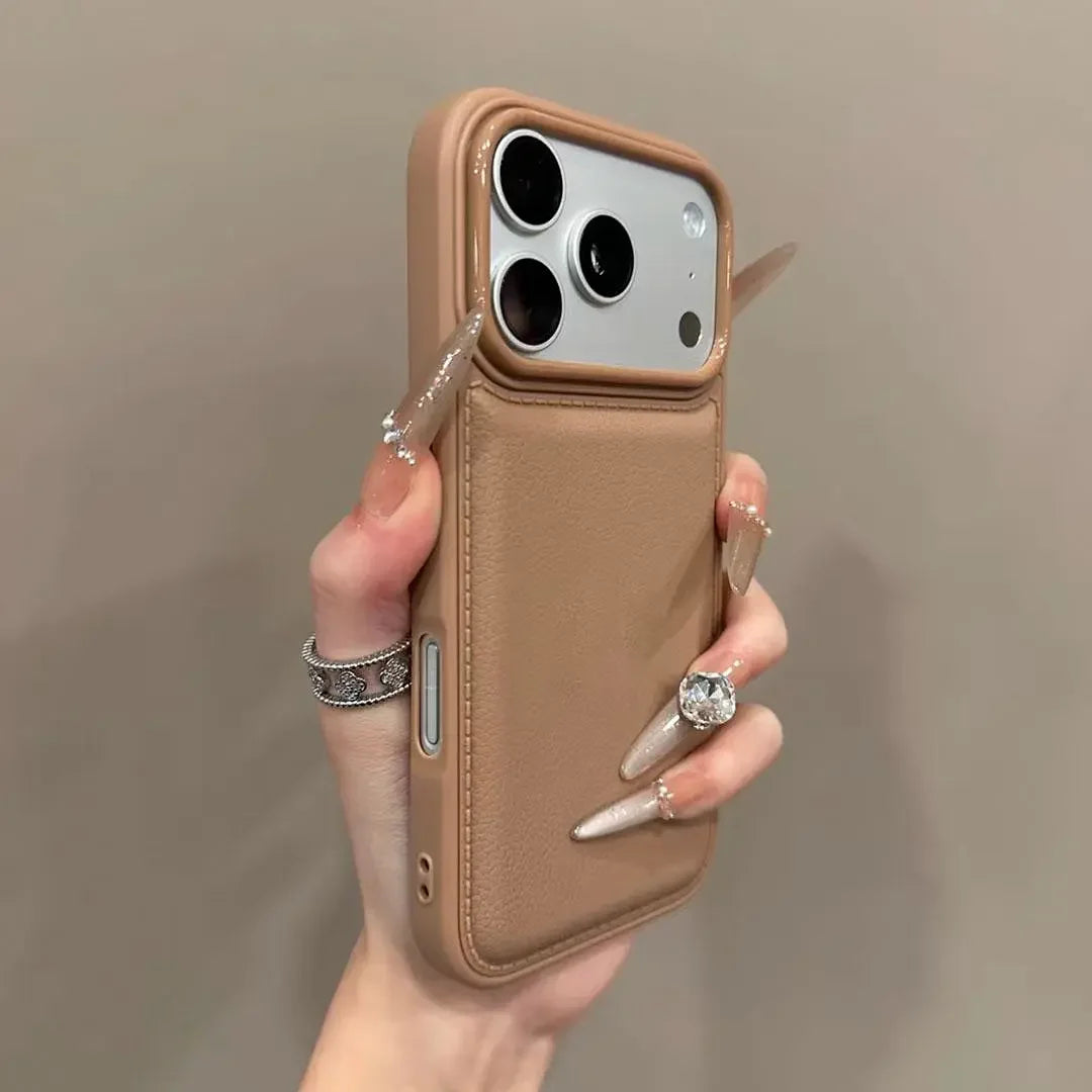 Bulge Leather iPhone Case