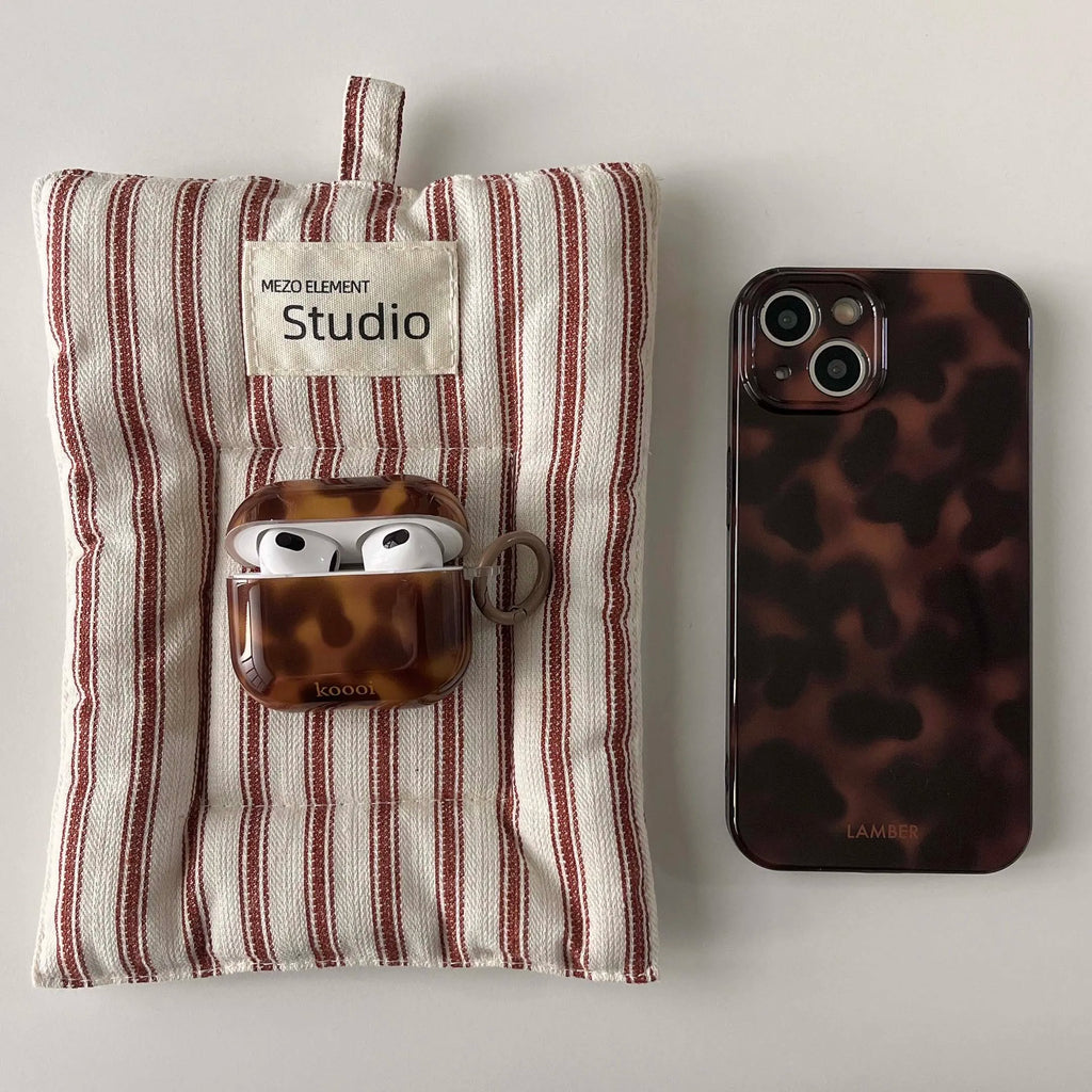 Amber Transparent AirPods Protective Case