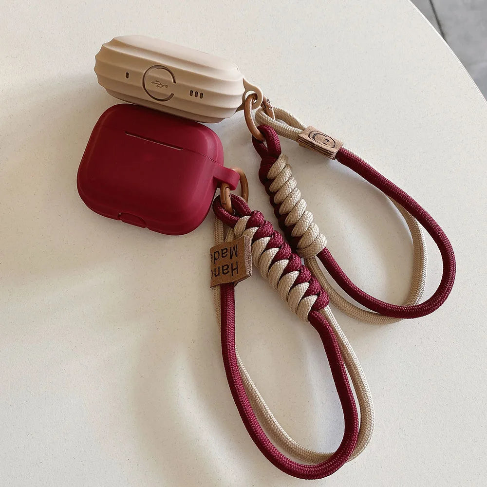 Smile AirPods Silicone Case with Hand Strap