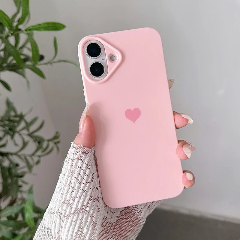 Love Candy Color Silicone Soft iPhone Case