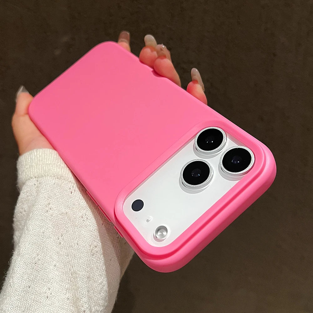 Candy Color Silicone Protective iPhone Case